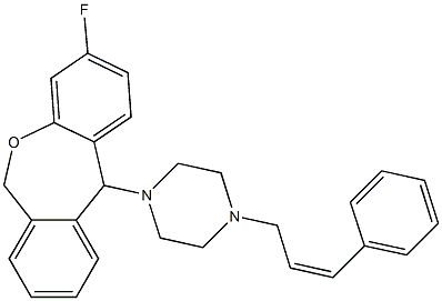 3-Fluoro-11-[4-[(Z)-3-phenyl-2-propenyl]-1-piperazinyl]-6,11-dihydrodibenz[b,e]oxepin|