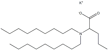 2-(Dinonylamino)valeric acid potassium salt