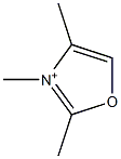 2,3,4-Trimethyloxazolium Structure