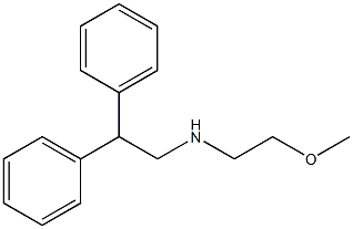 N-(2-Methoxyethyl)-2,2-diphenylethan-1-amine Structure