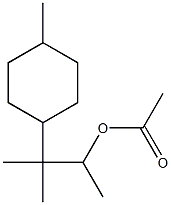 酢酸1-(p-メンタン-8-イル)エチル 化学構造式