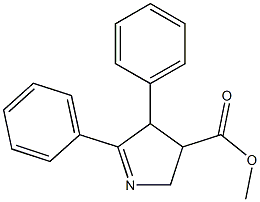 2,3-Diphenyl-4,5-dihydro-3H-pyrrole-4-carboxylic acid methyl ester|