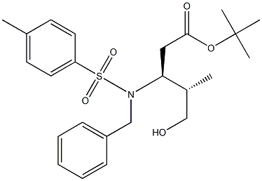  (3S,4S)-5-Hydroxy-4-methyl-3-(benzyltosylamino)pentanoic acid tert-butyl ester