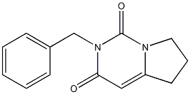 2-ベンジル-6,7-ジヒドロピロロ[1,2-c]ピリミジン-1,3(2H,5H)-ジオン 化学構造式