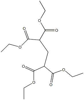 1,1,3,3-プロパンテトラカルボン酸テトラエチル 化学構造式