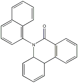 5-(1-ナフチル)-4a,10b-ジヒドロフェナントリジン-6(5H)-オン 化学構造式