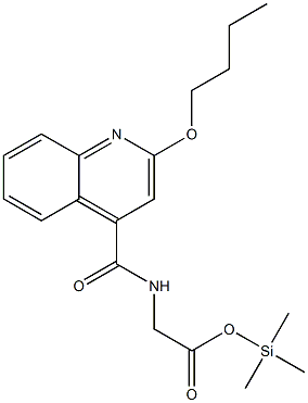 N-(2-Butoxyquinolin-4-ylcarbonyl)glycine trimethylsilyl ester|