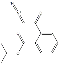 2-(Diazoacetyl)benzoic acid isopropyl ester Structure