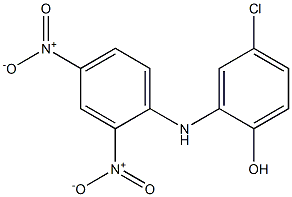 4-Chloro-2-(2,4-dinitroanilino)phenol 结构式