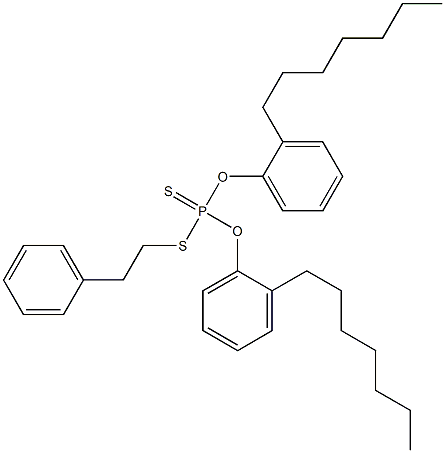 Dithiophosphoric acid O,O-bis(2-heptylphenyl)S-(2-phenylethyl) ester