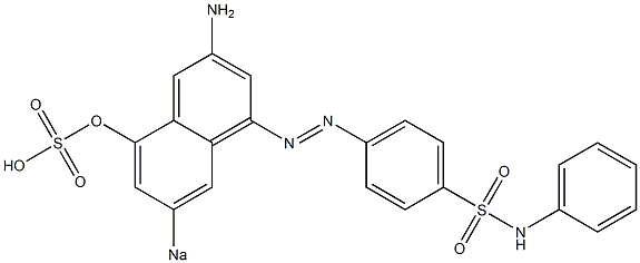 4-[(2-Amino-8-hydroxy-6-sodiosulfo-4-naphtyl)azo]-N-phenylbenzenesulfonamide