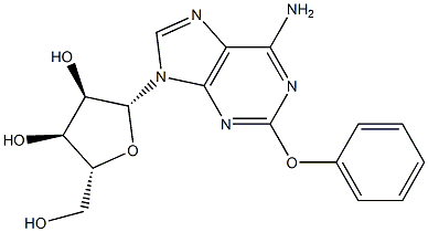 2-Phenoxyadenosine 结构式