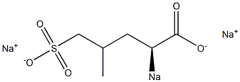 [S,(+)]-4-Methyl-2-sodiosulfovaleric acid sodium salt