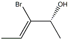 (3Z,2R)-3-Bromo-3-penten-2-ol,,结构式