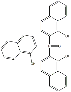Tris(1-hydroxy-2-naphtyl)phosphine oxide,,结构式