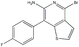  6-Amino-4-bromo-7-(4-fluorophenyl)thieno[3,2-c]pyridine