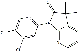 1,3-Dihydro-3,3-dimethyl-1-(3,4-dichlorophenyl)-2H-pyrrolo[2,3-b]pyridin-2-one