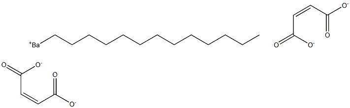 Bis(maleic acid 1-tridecyl)barium salt,,结构式