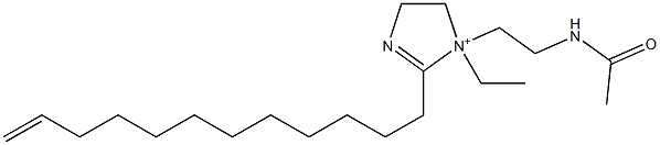 1-[2-(Acetylamino)ethyl]-2-(11-dodecenyl)-1-ethyl-2-imidazoline-1-ium Structure