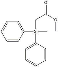 [Diphenyl(methyl)silyl]acetic acid methyl ester