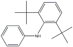 2,6-Di-tert-butylphenylphenylamine Structure