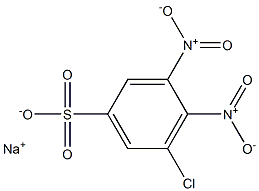 5-Chloro-3,4-dinitrobenzenesulfonic acid sodium salt,,结构式