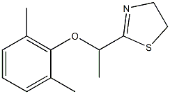 2-[1-(2,6-Dimethylphenyloxy)ethyl]-2-thiazoline,,结构式