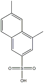 4,6-Dimethyl-2-naphthalenesulfonic acid,,结构式