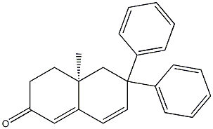 (4aS)-4,4a,5,6-Tetrahydro-4a-methyl-6,6-diphenylnaphthalen-2(3H)-one