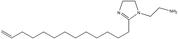 1-(2-Aminoethyl)-2-(12-tridecenyl)-2-imidazoline Struktur