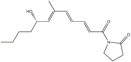 1-[(2E,4E,6E,8S)-8-Hydroxy-6-methyl-1-oxo-2,4,6-dodecatrienyl]pyrrolidin-2-one|