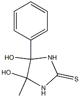4,5-Dihydroxy-4-methyl-5-phenylimidazolidine-2-thione,,结构式