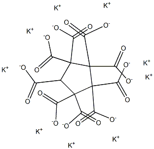 1,1,2,2,3,3,4,4,5-Cyclopentanenonacarboxylic acid nonapotassium salt Struktur