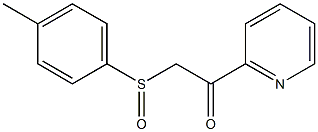 1-(2-Pyridyl)-2-(p-tolyl)sulfinylethanone