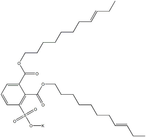 3-(Potassiosulfo)phthalic acid di(8-undecenyl) ester