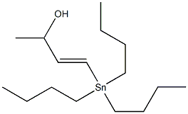 (E)-4-(Tributylstannyl)-3-butene-2-ol Struktur