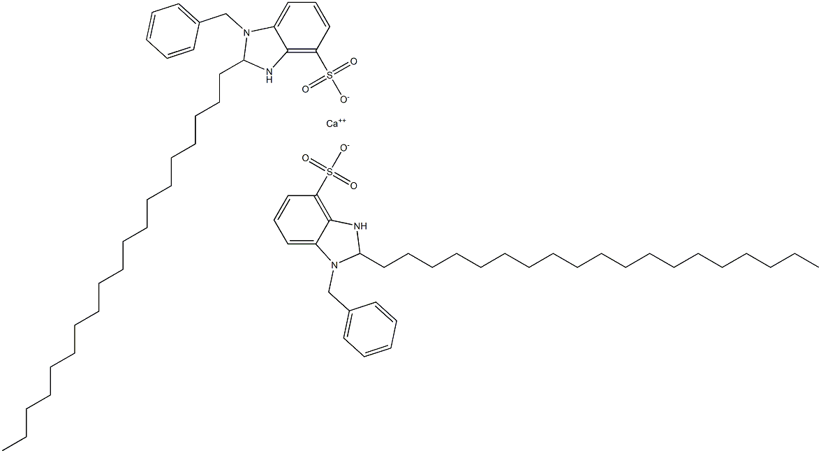 Bis(1-benzyl-2,3-dihydro-2-nonadecyl-1H-benzimidazole-4-sulfonic acid)calcium salt