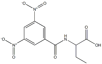 2-(3,5-Dinitrobenzoylamino)butyric acid Structure