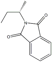 (+)-N-[(S)-sec-Butyl]phthalimide Structure