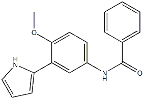 N-(3-(2-Pyrrolyl)-4-methoxyphenyl)benzamide Structure