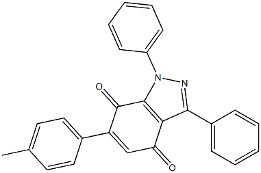 1,3-Diphenyl-6-(4-methylphenyl)-1H-indazole-4,7-dione