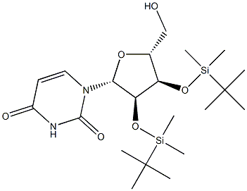  2'-O,3'-O-Bis(tert-butyldimethylsilyl)uridine