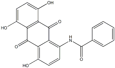 N-(9,10-Dihydro-4,5,8-trihydroxy-9,10-dioxoanthracen-1-yl)benzamide Structure