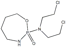 Hexahydro-2-[bis(2-chloroethyl)amino]-1,3,2-oxazaphosphepine 2-oxide Structure