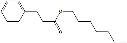 3-Phenylpropanoic acid heptyl ester,,结构式