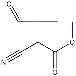 2-Cyano-3-formyl-3-methylbutyric acid methyl ester