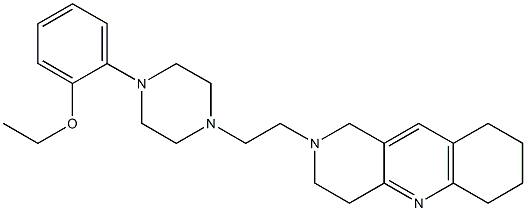 2-[2-[4-(2-Ethoxyphenyl)-1-piperazinyl]ethyl]-1,2,3,4,6,7,8,9-octahydrobenzo[b][1,6]naphthyridine