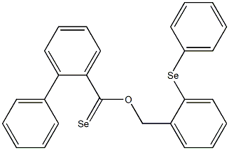 2-Phenylselenobenzoic acid 2-phenylselenobenzyl ester Struktur