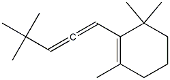 2-[(R)-4,4-Dimethyl-1,2-pentadien-1-yl]-1,3,3-trimethyl-1-cyclohexene 结构式