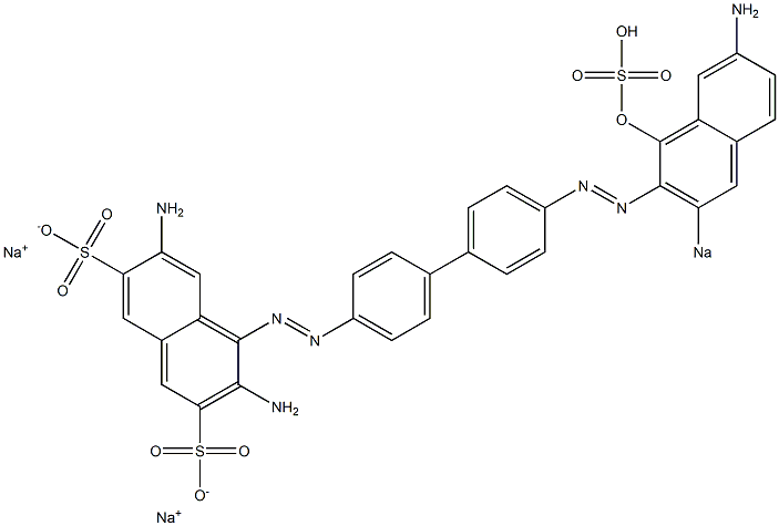 4-[[4'-[(7-Amino-1-hydroxy-3-sodiosulfo-2-naphthalenyl)azo]-1,1'-biphenyl-4-yl]azo]-3,6-diaminonaphthalene-2,7-disulfonic acid disodium salt|
